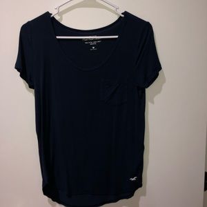 Hollister blue everyday v-neck shirt